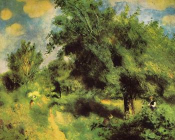 皮埃爾 奧古斯特 雷諾阿 Orchard at Louveciennes, The English Pear Tree 皮埃爾 奧古斯特 雷諾阿 Orchard at Louveciennes, The English Pear Tree